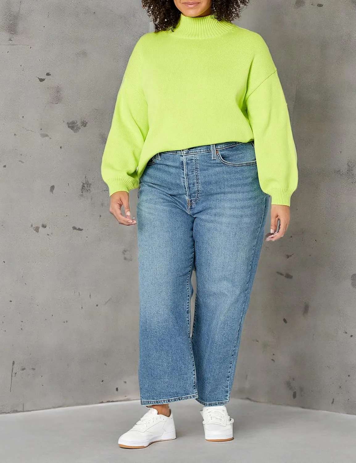 Amazon Essentials Cotton Sweaters for Women - Funnel-Neck, Available in Plus Size