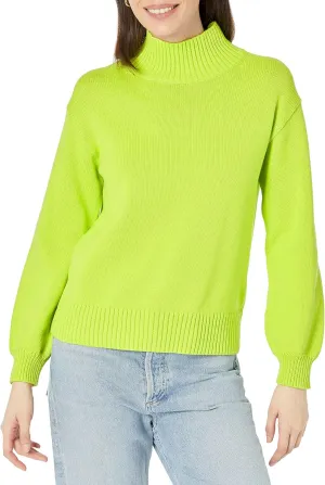 Amazon Essentials Cotton Sweaters for Women - Funnel-Neck, Available in Plus Size