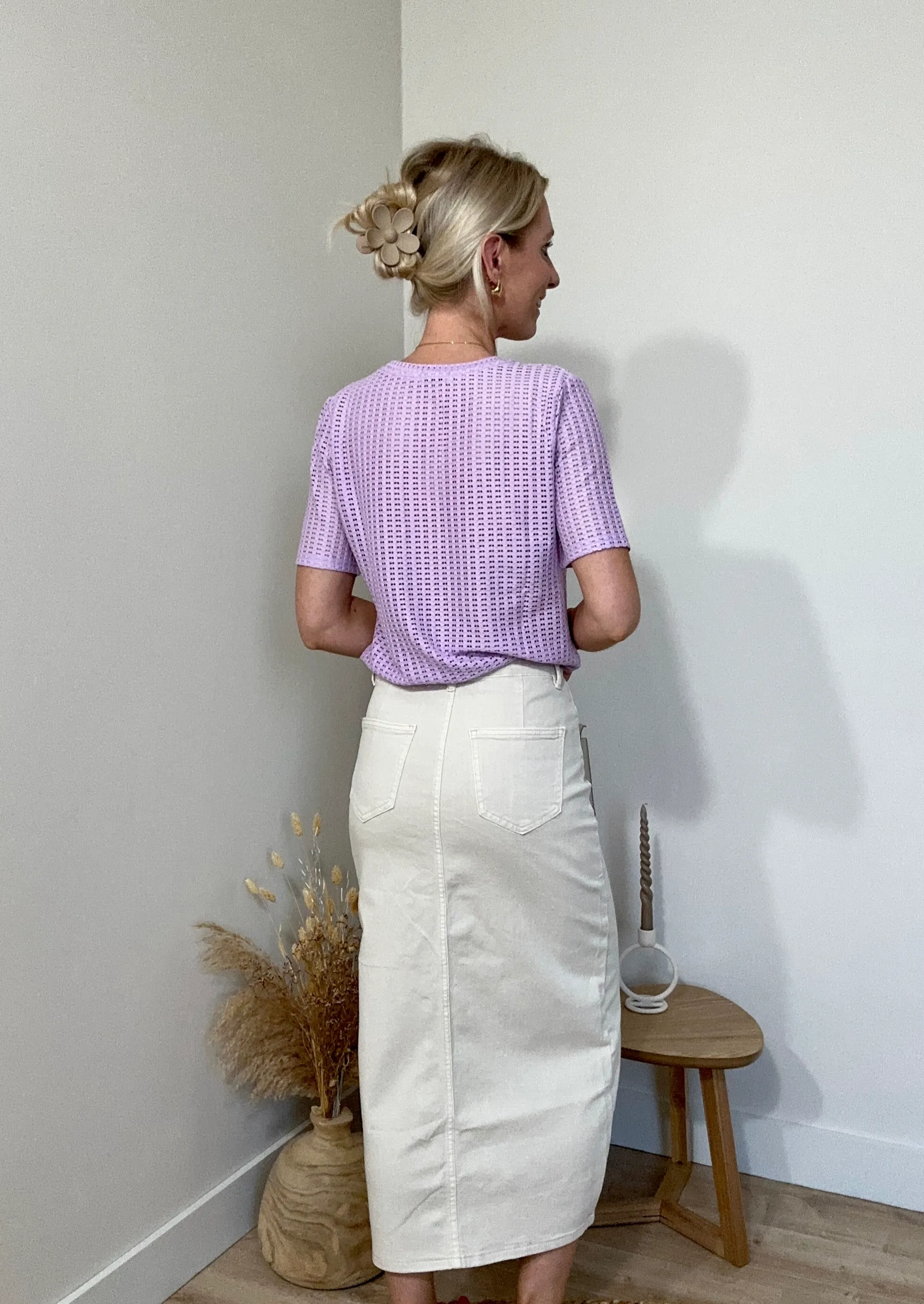 CLAIRE JEANS SKIRT