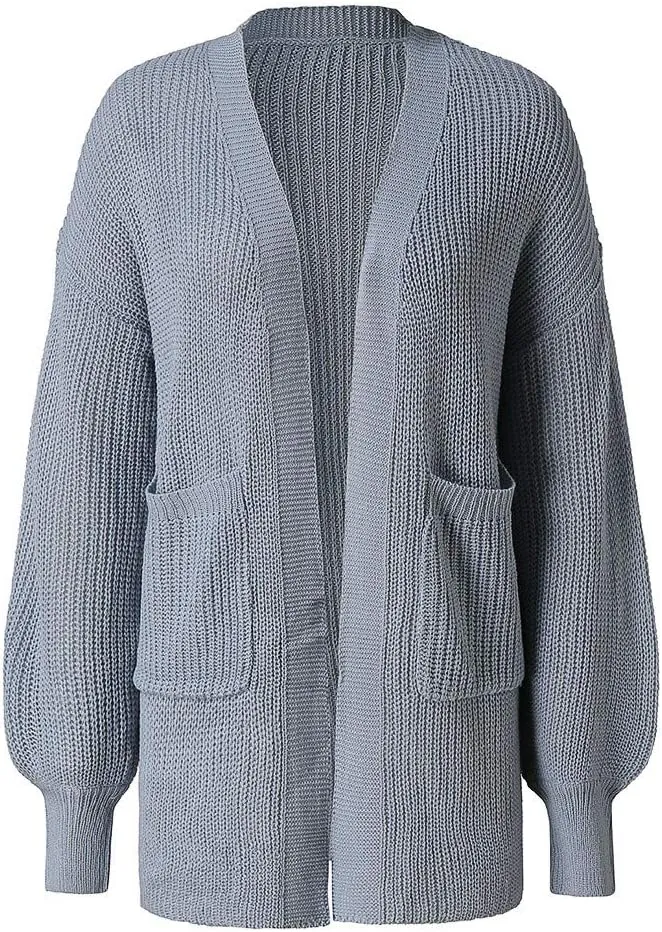 Hooded Thick Sweater Jacket Cardigan Coat Knit Women's Big Sweater Chunky Knit Cardigans for Women