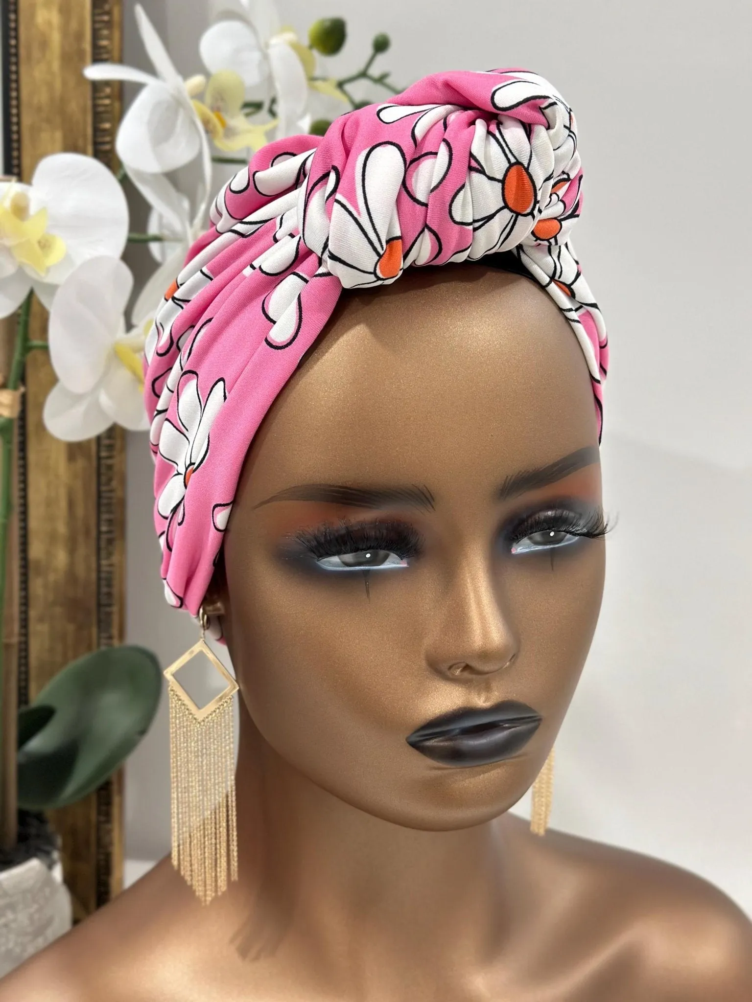 Jiana Pretied Knotted Turban