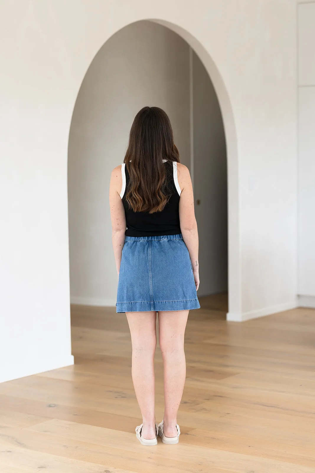 Olivia Denim Skirt