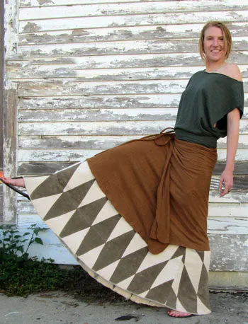 Wanderer Wrap Below Knee Skirt