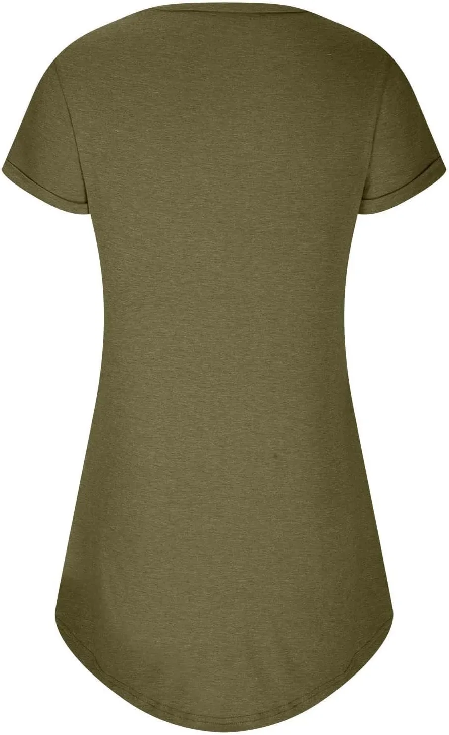 ZDRZK Casual Summer Dresses for Women Crewneck Short Sleeve Sundress Basic Solid Loose Fit Mini Shirts Dress with Pockets